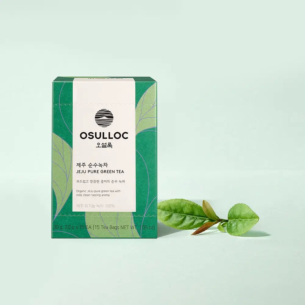 OSULLOC Jeju Pure Green Tea 15 Tea Bags