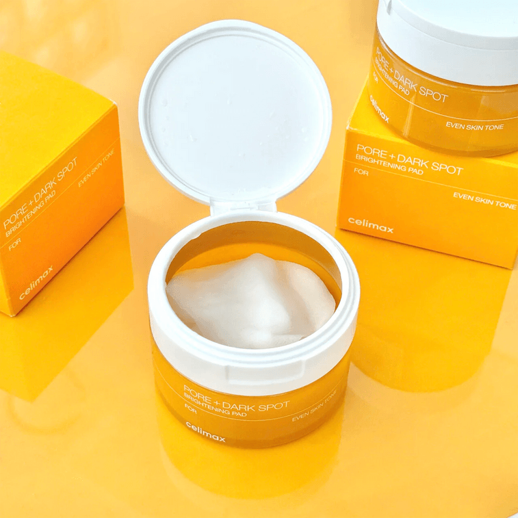 Celimax Clearing Brightening Cotton Pads 100ml /40 Sheets ×2 Boxes, Hydrating Repair, Refine Pores, Low Irritation