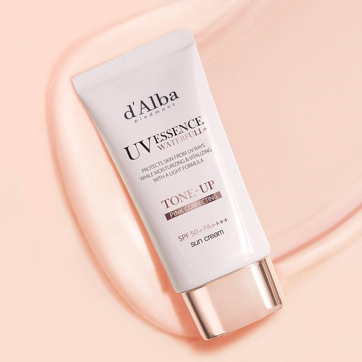 d'Alba Waterful Tone Up Sun Cream 50ml - Pink Correcting