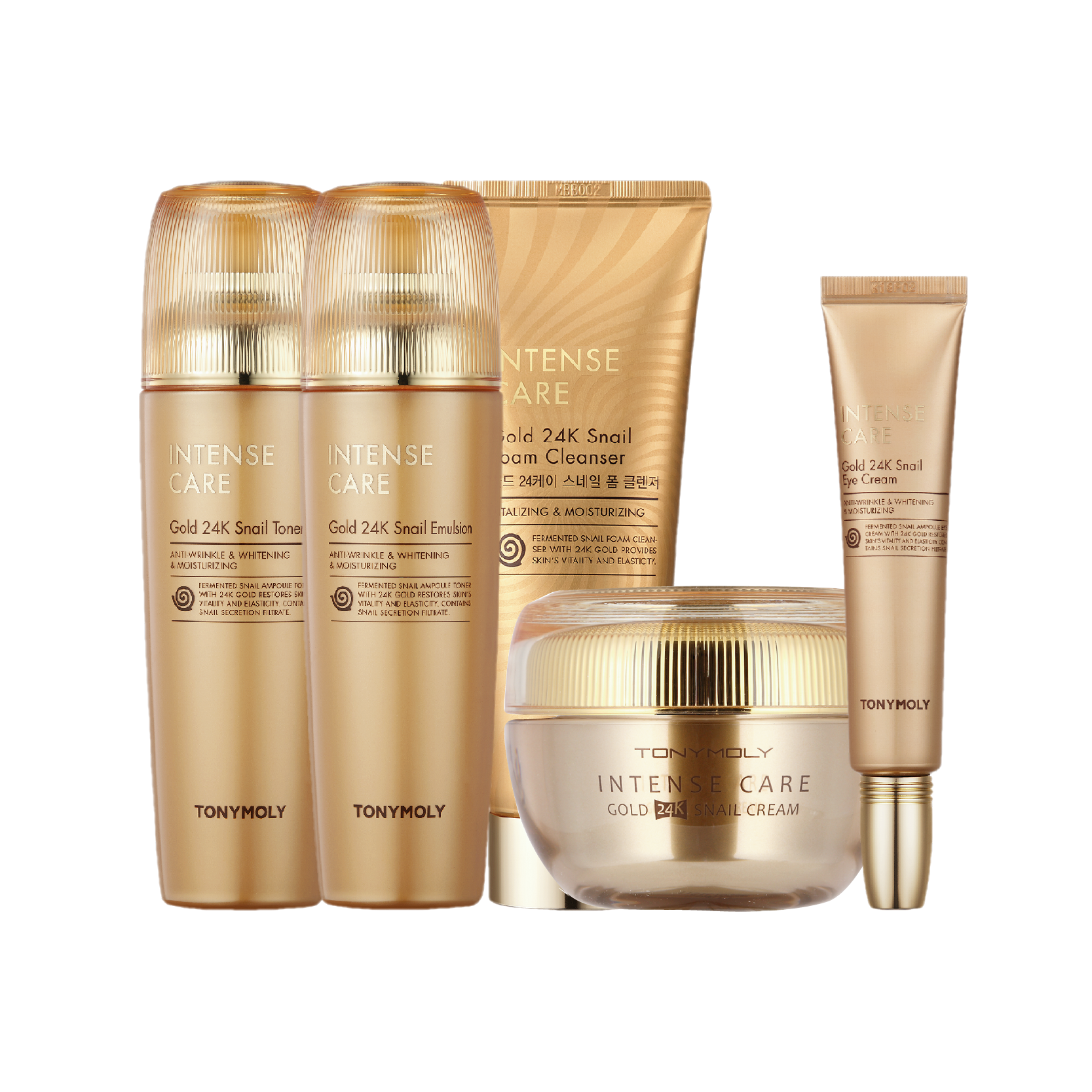 Tonymoly Intense Care Gold 24K Snail Special Set  5items