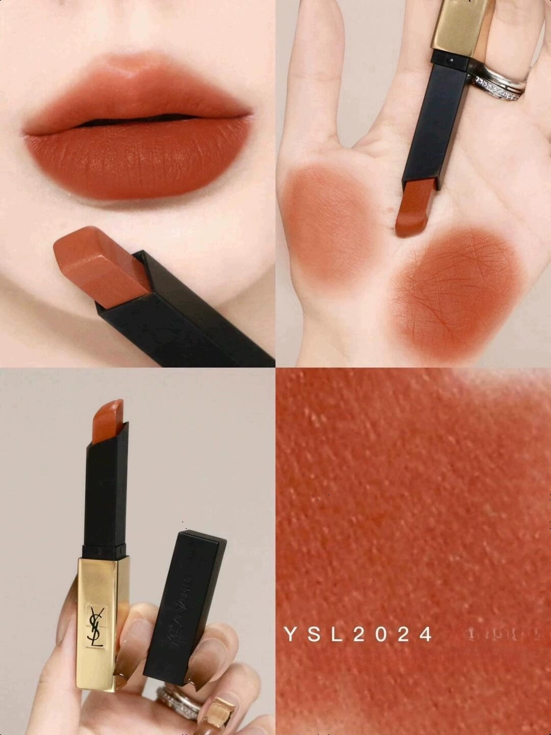 YSL Rouge Pur Couture The Slim Matte Lipstick CORAIL ANTINOMIQUE 2.2g *NEW*