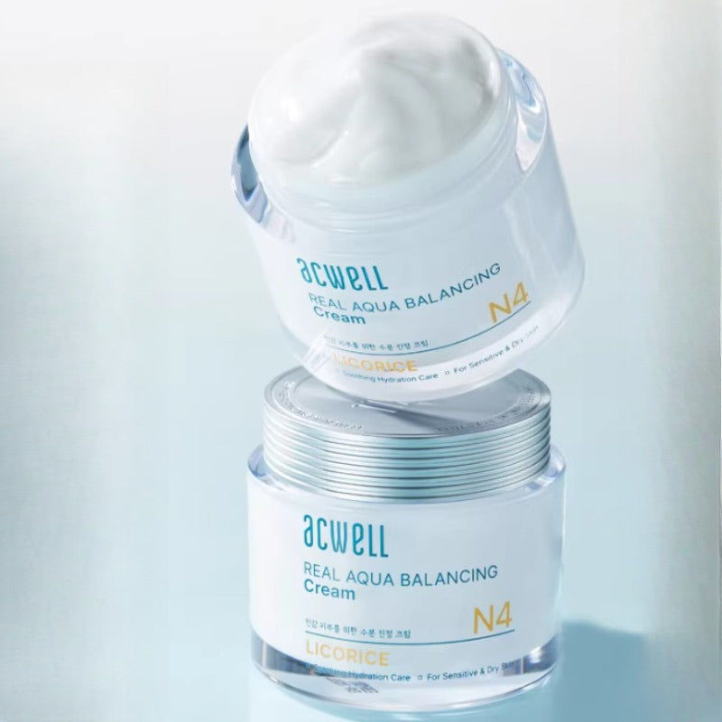 ACWELL Real Aqua Balancing Cream N4 oily sensitive skin moisturizer