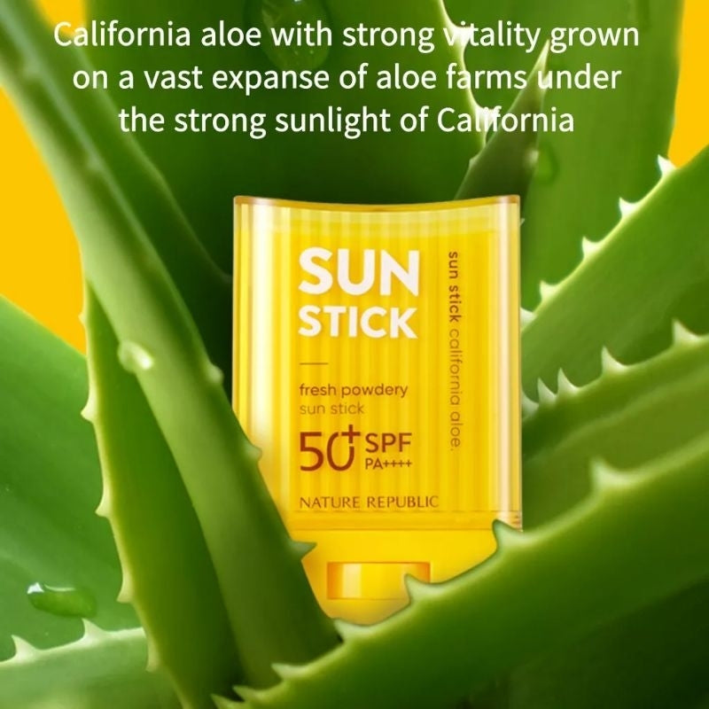 Nature Republic California Aloe Fresh Powdery Sun Stick 24g SPF50+PA++++
