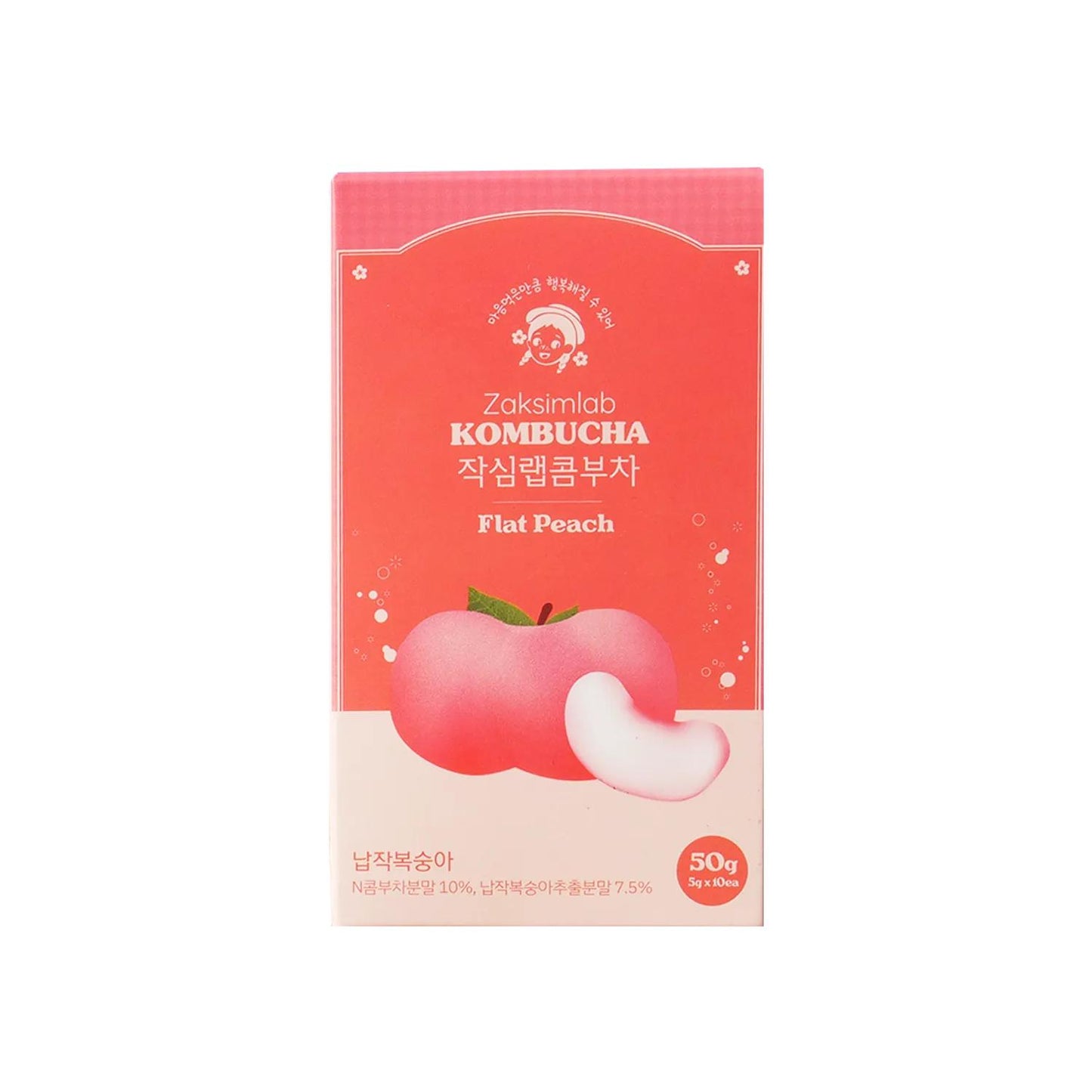Zaksimlab Kombucha Flat Peach 10T