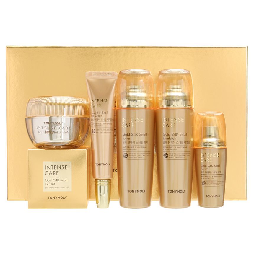 Tonymoly Intense Care Gold 24K Snail Special Set  5items