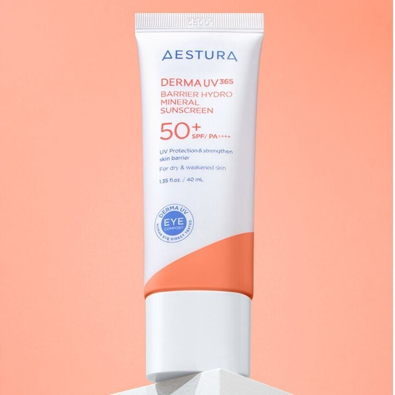 Aestura Derma UV 365 Barrier Hydro Mineral Sunscreen SPF 50+ PA++++ 40ml+20ml set