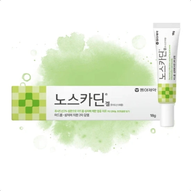 Dong-A Pharma Noscardin Gel 18g – Fusidic Acid 2% Acne & Wound Infection Treatment