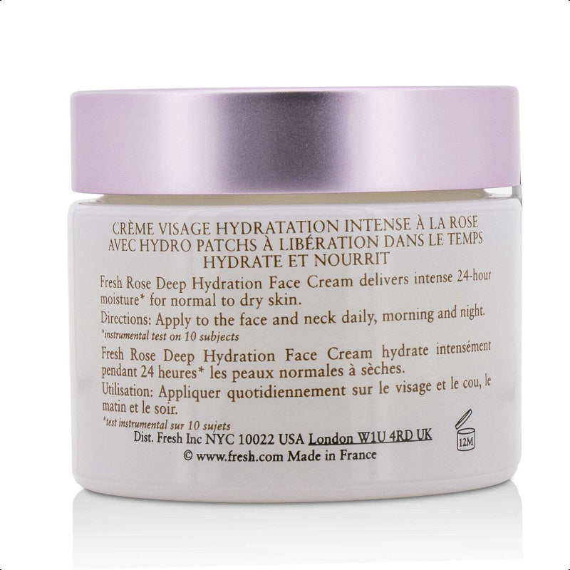 Fresh Rose Deep Hydration Face Cream - Normal to Dry Skin Types 50ml/1.6oz
