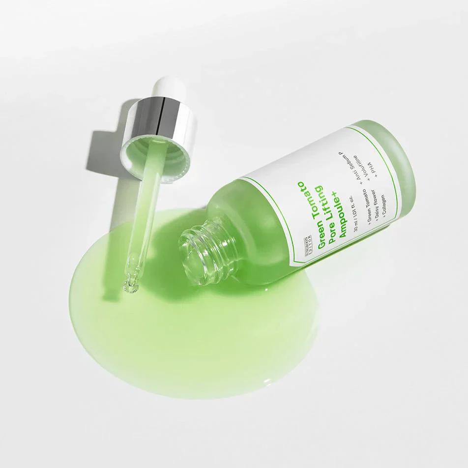 SUNGBOON EDITOR Green Tomato Pore Lifting Ampoule 30ml,Hydrating & Firming Care for Sensitive Skin