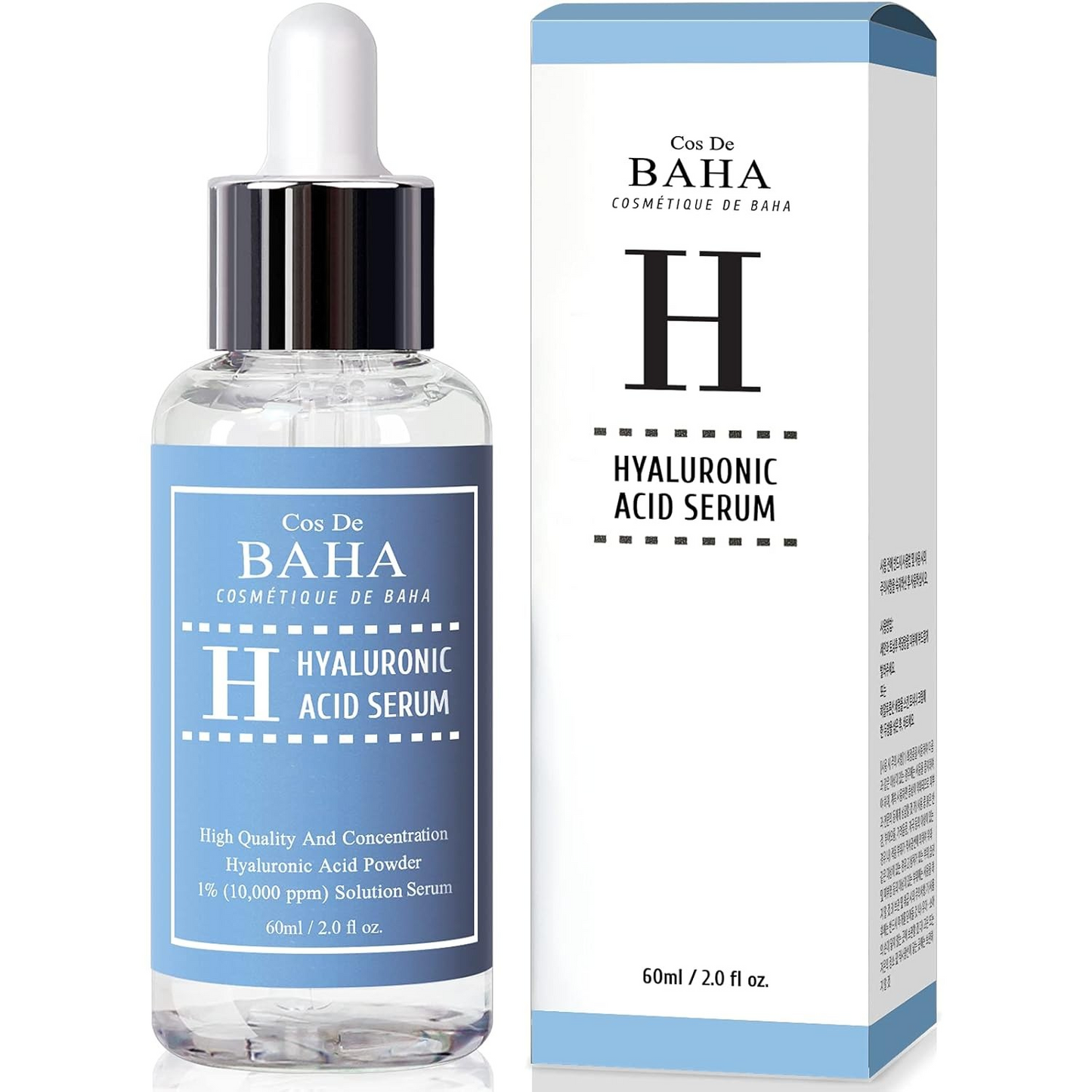 Cos De BAHA Pure Hyaluronic Acid 1% Serum 60ml