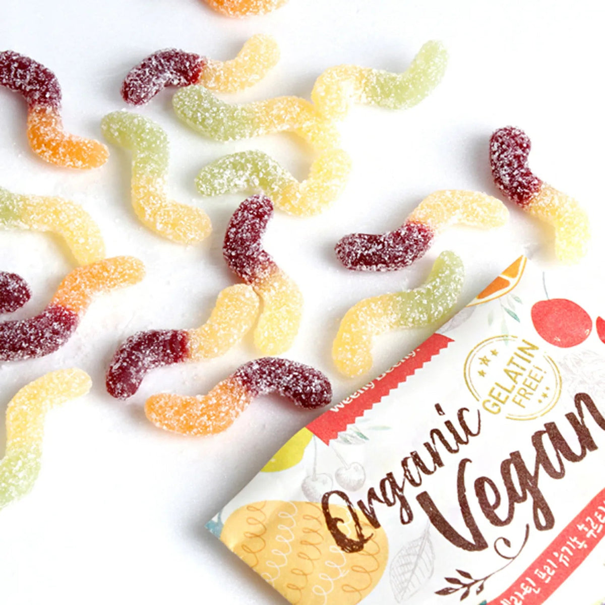 Weeny Beeny Vegan Gummy #Worms 80g