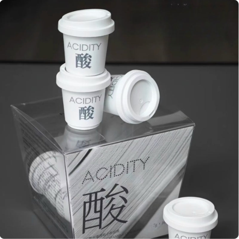 FAN BEAUTY DIARY Acid Double Cleansing Clay Mask 7g×2 – Pore Deep Clean, Oil Control & Blackhead Removal