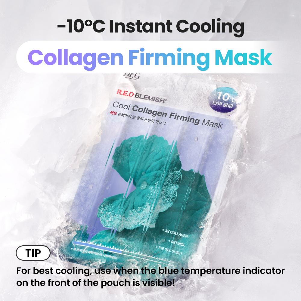 Dr.G - R.E.D Blemish Cool Collagen Firming Mask Set 30g*10sheets