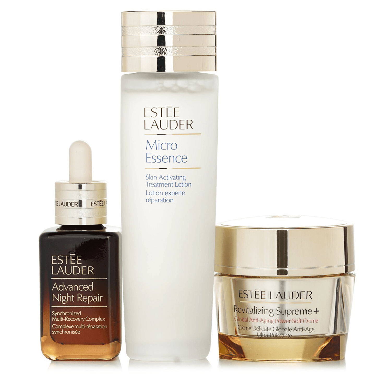 Estee Lauder ANR Set: Advanced Night Repair 50ml+ Micro Essence 150ml+ Revitalizing Supreme+ Creme 75ml