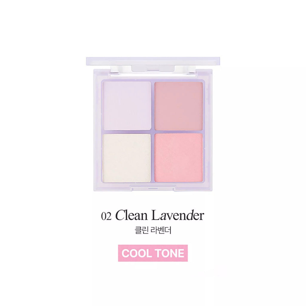 VDL Cheek Stain Blusher Palette 2 types 10g