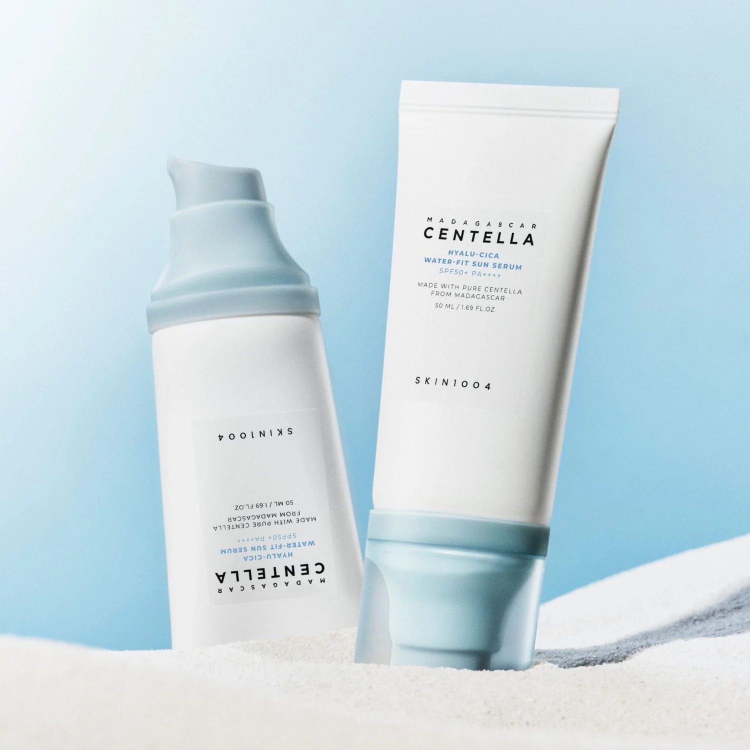 SKIN1004 Madagascar Centella Hyalu-Cica Water-Fit Sun Serum SPF50+PA++++ 50ml dual pack