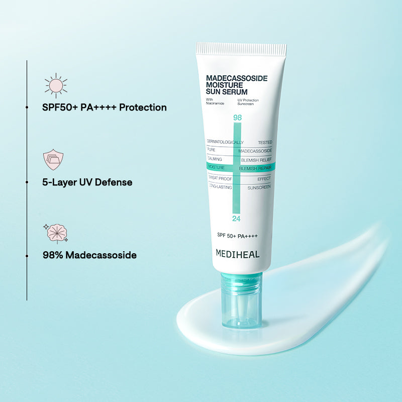 Mediheal Madecassoside Moisture Sun Serum Blemish Repair 50g SPF50+ PA++++