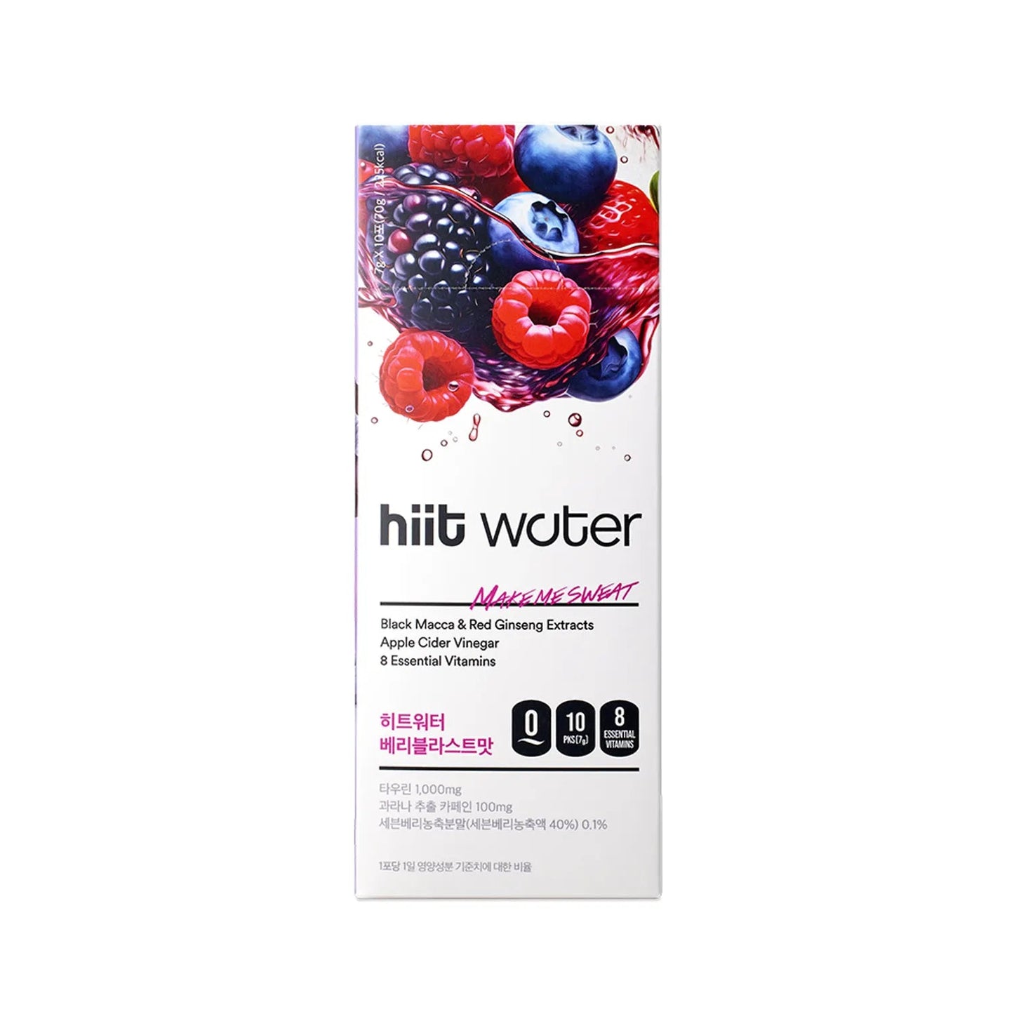 Hiit Water Berry Blast  7g*10 Sticks