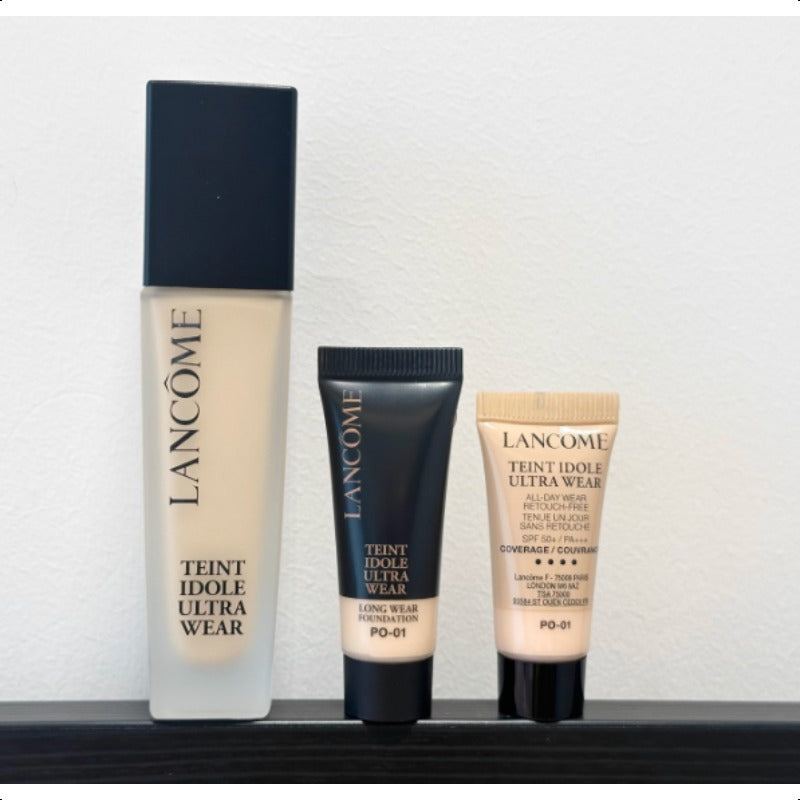 Lancôme Teint Idole Ultra Wear Foundation PO-01 10ml Sample & B-01 & P-01 2nd Gen & PO-01 4 colors