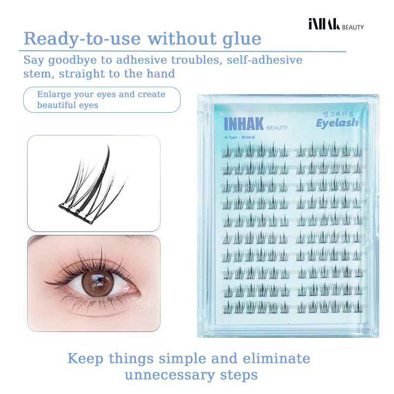 INHAK Upgrade Glue-Free Eyelash - B ver. Volume and Curl 65g