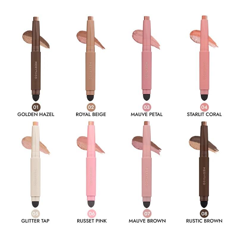 Merythod Two Tones Color Stick Eyeshadow 0.9g