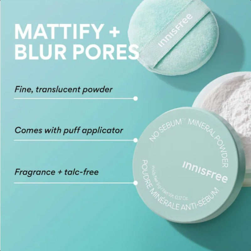 Innisfree 23NEW No Sebum Mineral Powder 5g