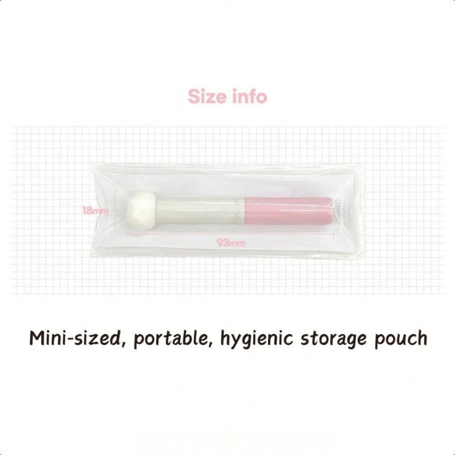 INHAK Marsh Mallow Puff Brush – Ultra-Soft Makeup Brush For Smooth, Flawless Application | Ideal For Powder, Blush, And Foundation | Professiona