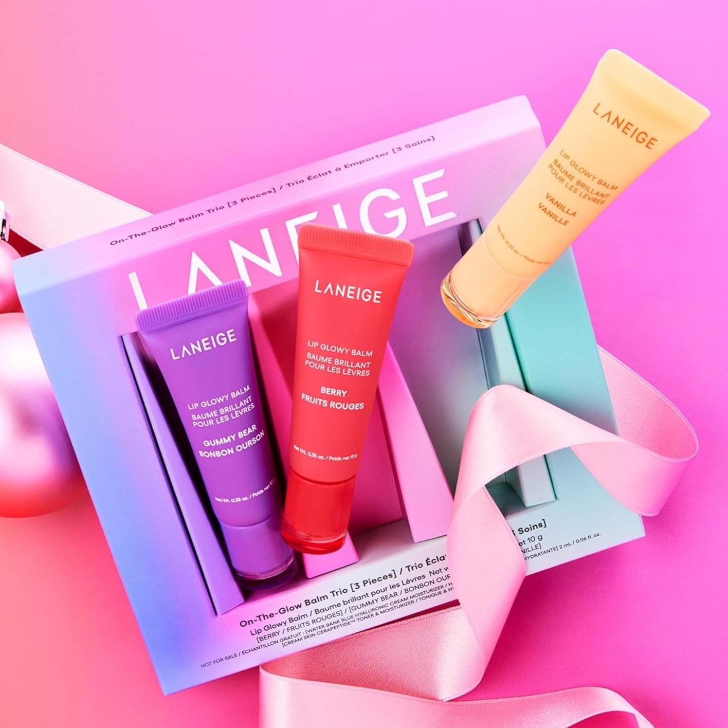 LANEIGE Lip Glowy Balm Trio Set 10g*3PCS