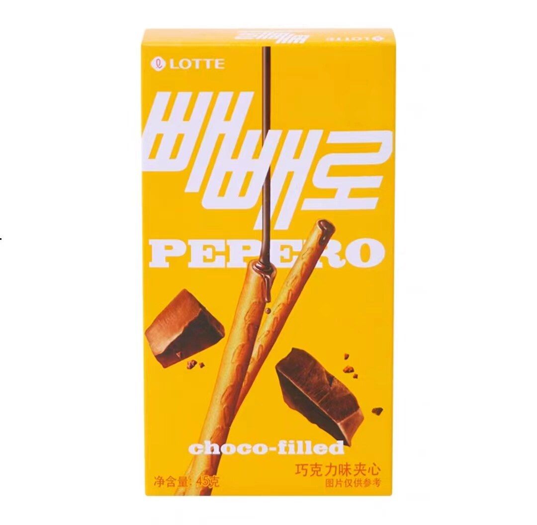 Lotte Pele Chocolate Coated Sandwich Decorative Biscuits Casual Snacks Snacks (randomly sent in old and new packaging)