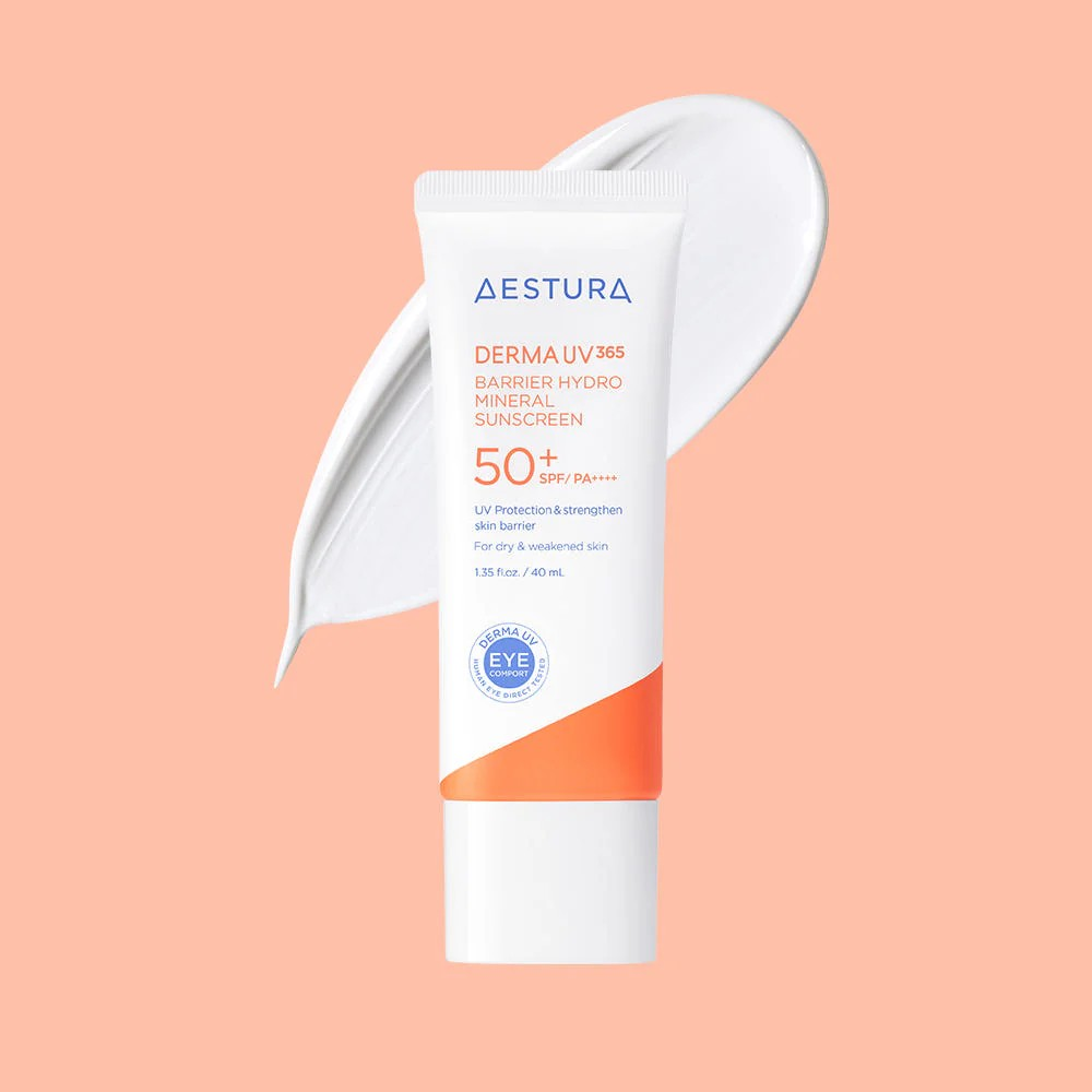 Aestura Derma UV 365 Barrier Hydro Mineral Sunscreen SPF 50+ PA++++ 40ml+20ml set