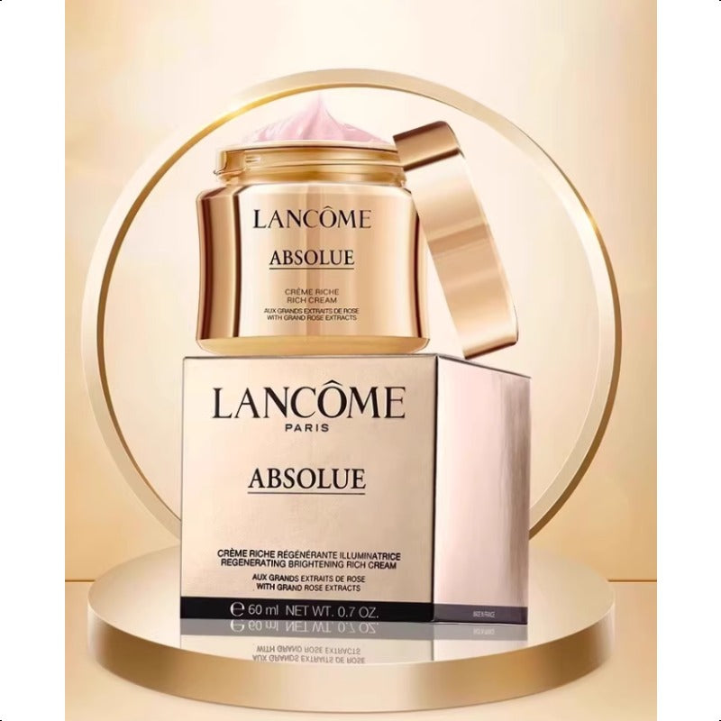 Lancôme Absolue Soft Cream 60ml 300-Peptide Anti-Aging Face Cream with Hyaluronic Acid, Niacinamide- Visibly Reduces Wrinkles, Dark Spots & Sagging Skin
