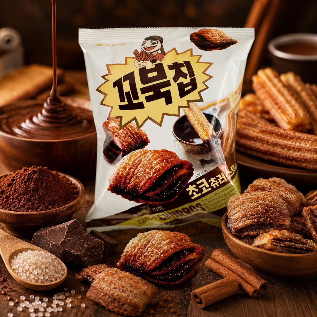 Orion Tortoise‑Shaped Chocolate Chips 70g chocolate‑flavor crispy puffed snacks