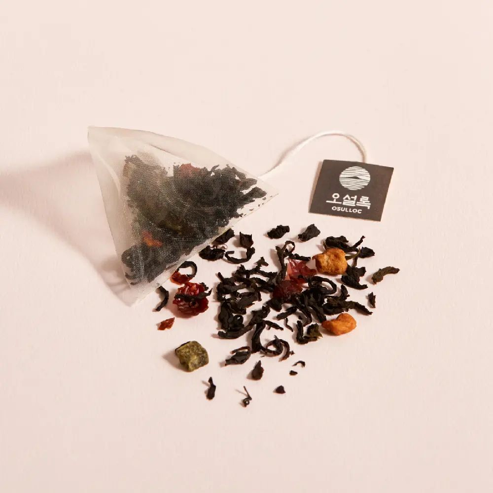 OSULLOC Cherry Blossom Blended Tea, 2.5g×10 Tea Bags 25g