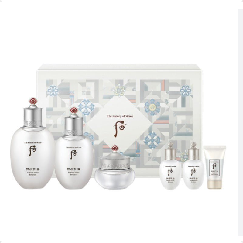 THE HISTORY OF WHOO  Snow White Brightening Lotion & Emulsion 2-Piece Set