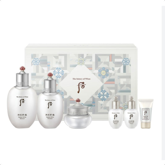 THE HISTORY OF WHOO  Snow White Brightening Lotion & Emulsion 2-Piece Set