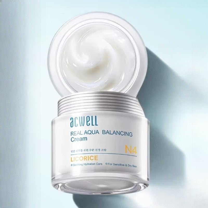 ACWELL Real Aqua Balancing Cream N4 oily sensitive skin moisturizer