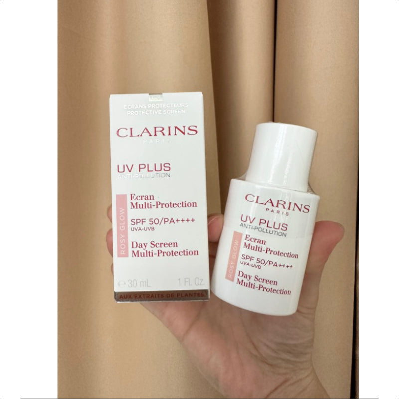 CLARINS UV Plus Day Screen Multi-Protection- Rosy Glow-50ml