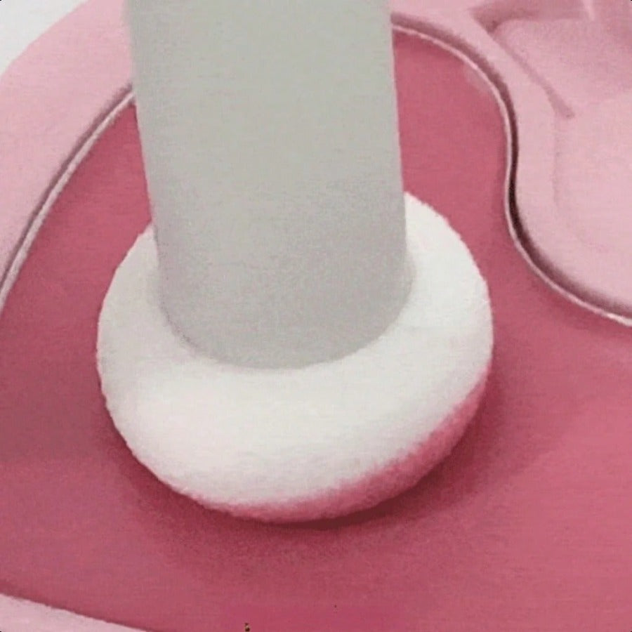 INHAK Marsh Mallow Puff Brush – Ultra-Soft Makeup Brush For Smooth, Flawless Application | Ideal For Powder, Blush, And Foundation | Professiona