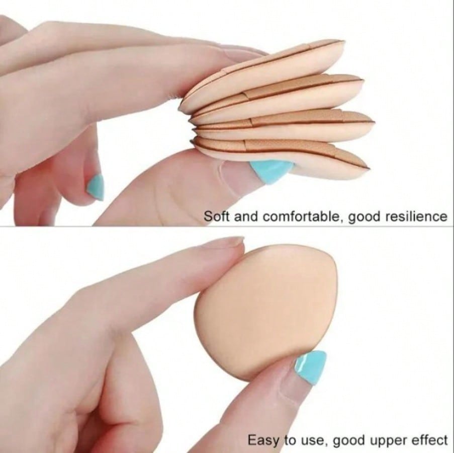 INHAK Mini Air Cushion Puff - Soft, Reusable, Non-Latex, Flawless Makeup Application, Lightweight & Travel-Friendly