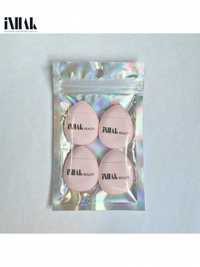INHAK Mini Air Cushion Puff - Soft, Reusable, Non-Latex, Flawless Makeup Application, Lightweight & Travel-Friendly
