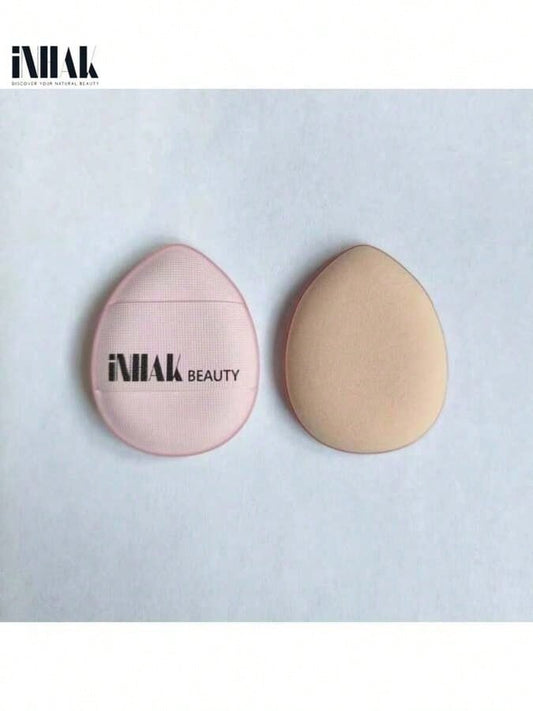 INHAK Mini Air Cushion Puff - Soft, Reusable, Non-Latex, Flawless Makeup Application, Lightweight & Travel-Friendly