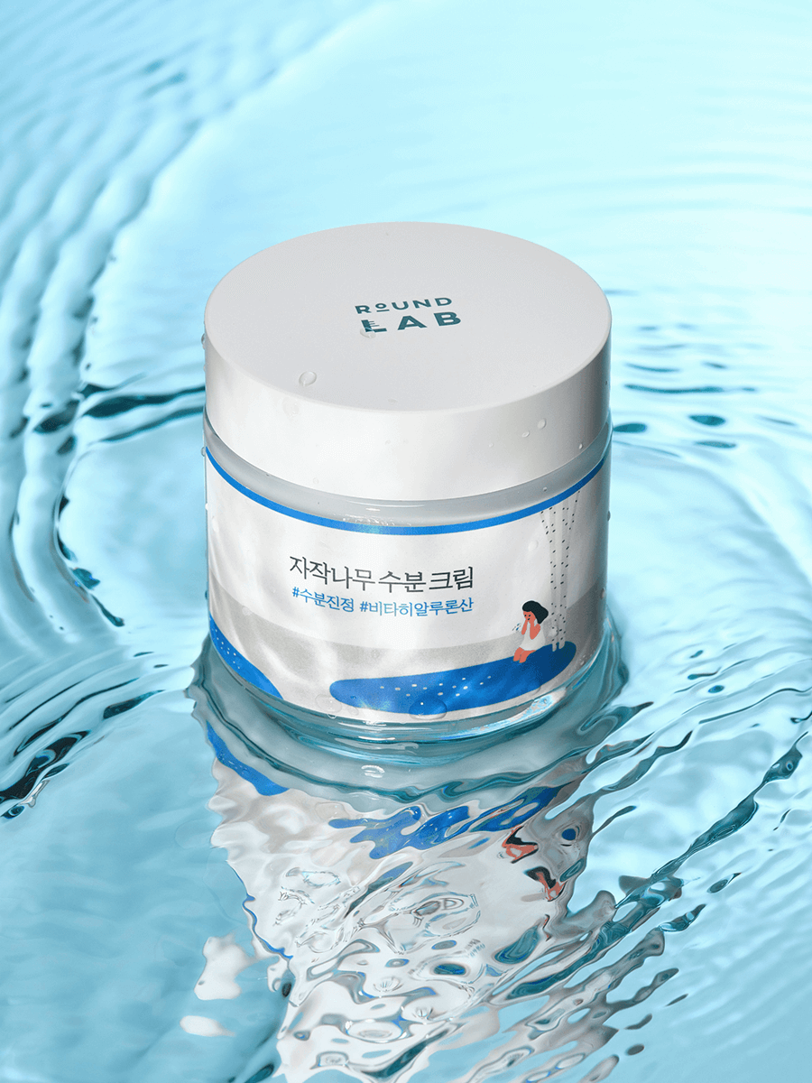 ROUND LAB Birch Juice Moisturizing Cream 80ml / 2.7 Fl.Oz – Deep Hydration, Lightweight Face Moisturizer, Soothing, Sensitive Skin, Oil-Free, Nourishing, Fast-Absorbing, Skin Barrier Repair