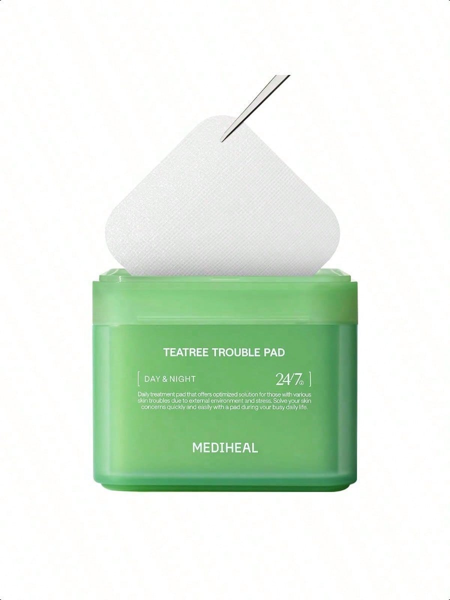 MEDIHEAL Madecassoside Toner Pads - With Centella Asiatica To Treat Blemishes And Improve Uneven Skin Tone - Vegan Gauze Fabric