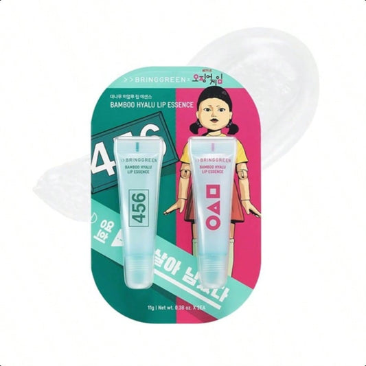 BRING GREEN X NETFLIX SQUID GAME Edition Bamboo Hyalu Lip Essence 11g*2ea Double Set