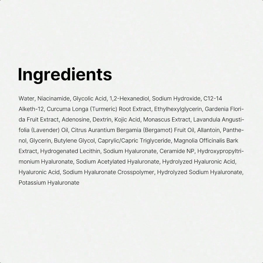 Medicube Kojic Acid Turmeric Smoothing Toner For Face & Body |250ml