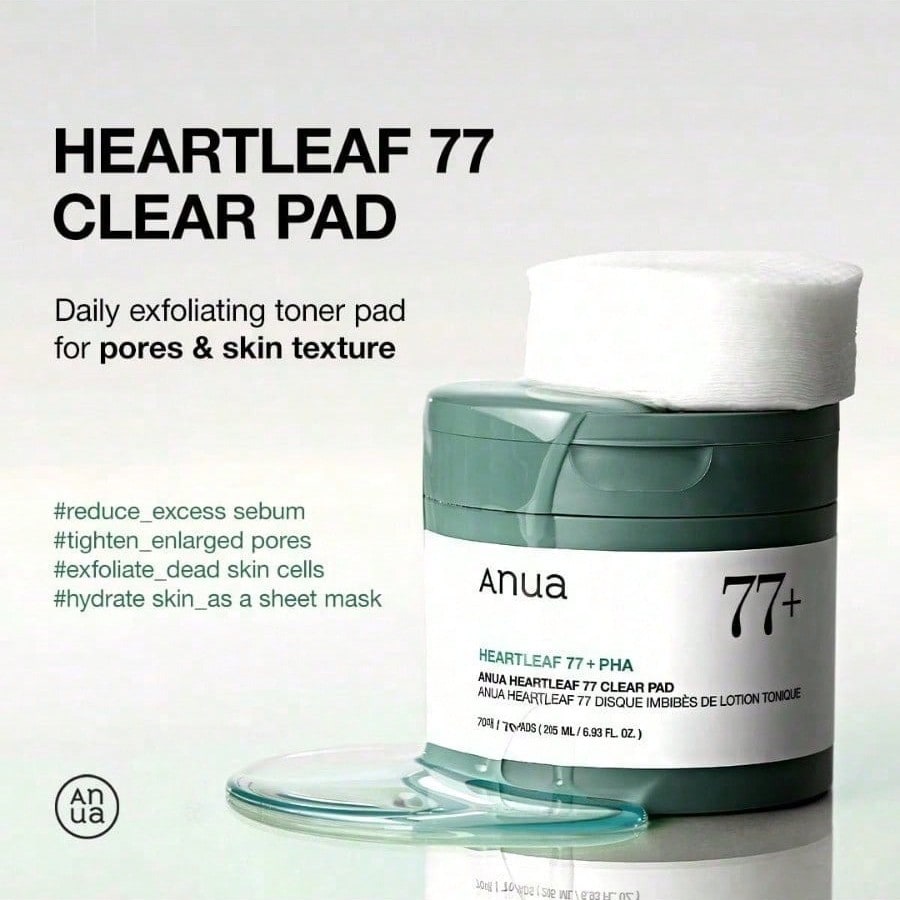 ANUA Heartleaf 77 Toner Pad  (70 Pads)
