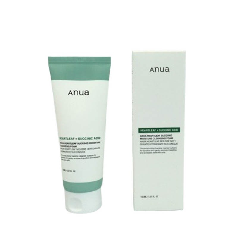Anua Heartleaf Succinic Moisture Cleansing Foam 150ml