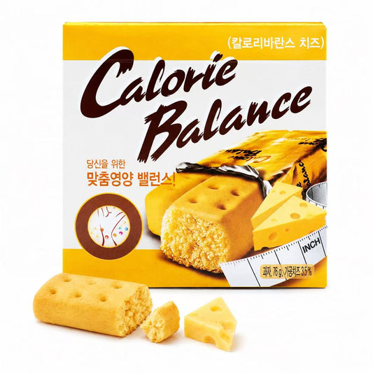 Haitai Cheese Compressed Biscuits 76g | Rich spicy cheese aroma