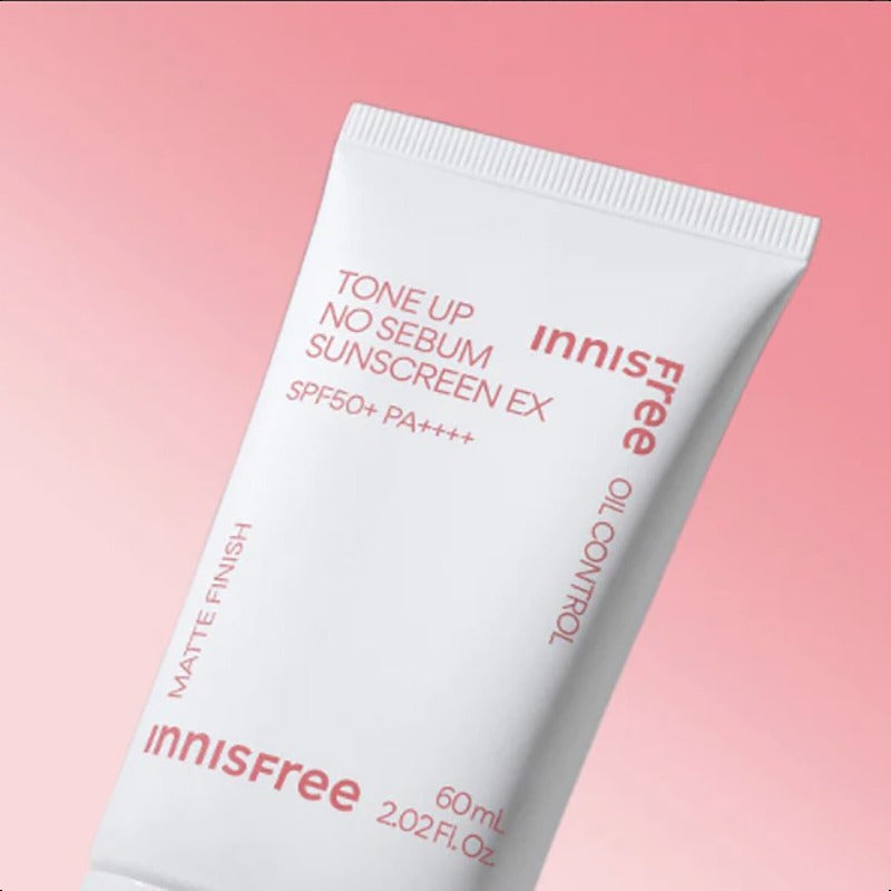Innisfree Tone Up No Sebum Sunscreen EX SPF50+ PA++++ 60ml