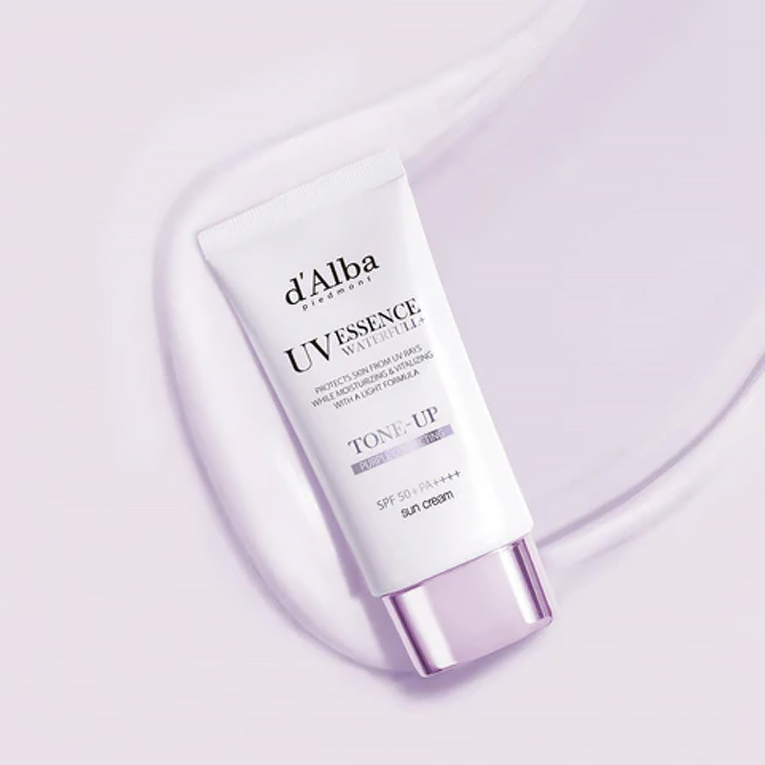 d'Alba Waterfull Purple Correcting Tone-Up Sun Cream SPF50+PA++++ 50ml